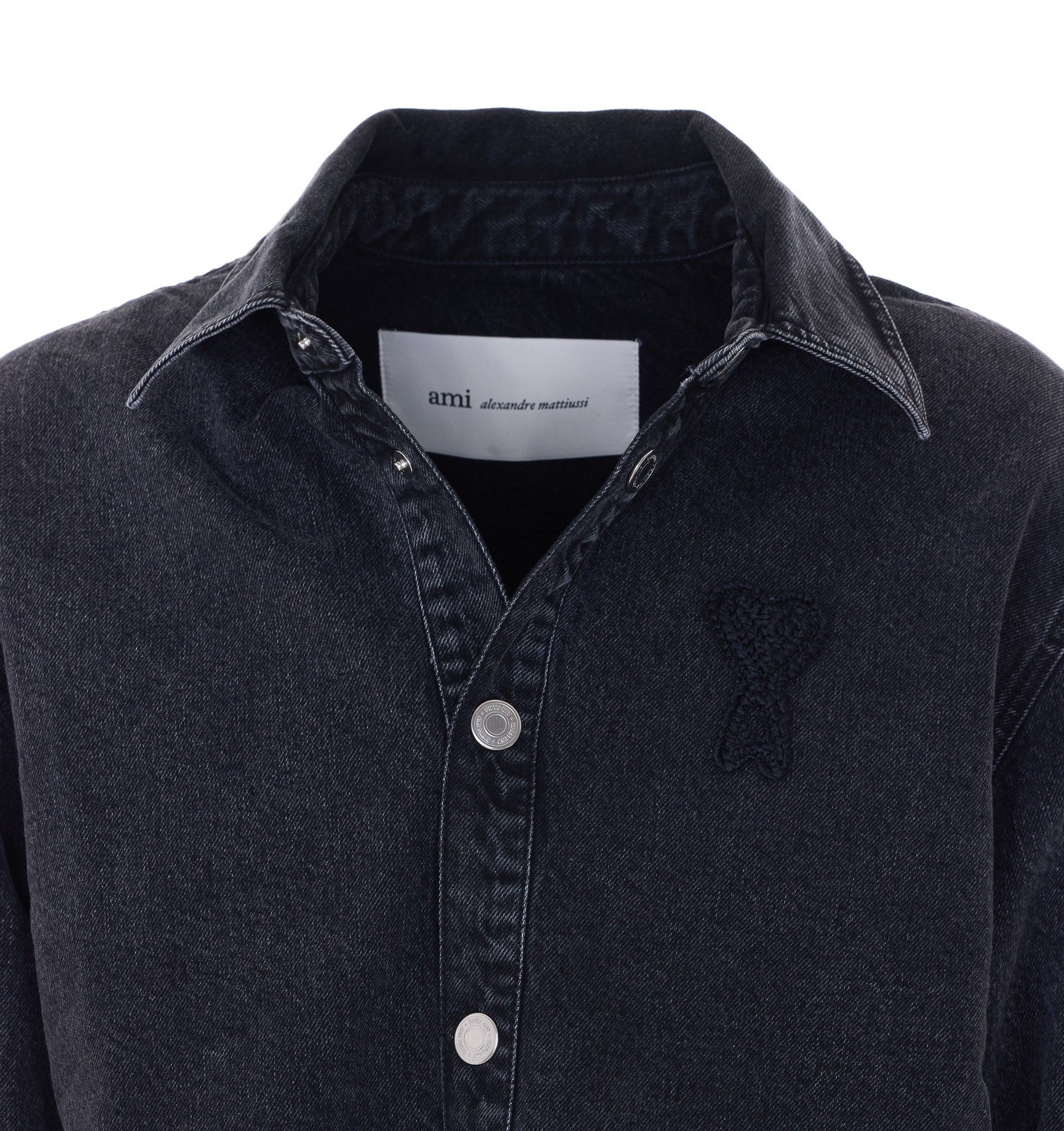 Ami Alexandre Matiussi Shirts Black Cotton