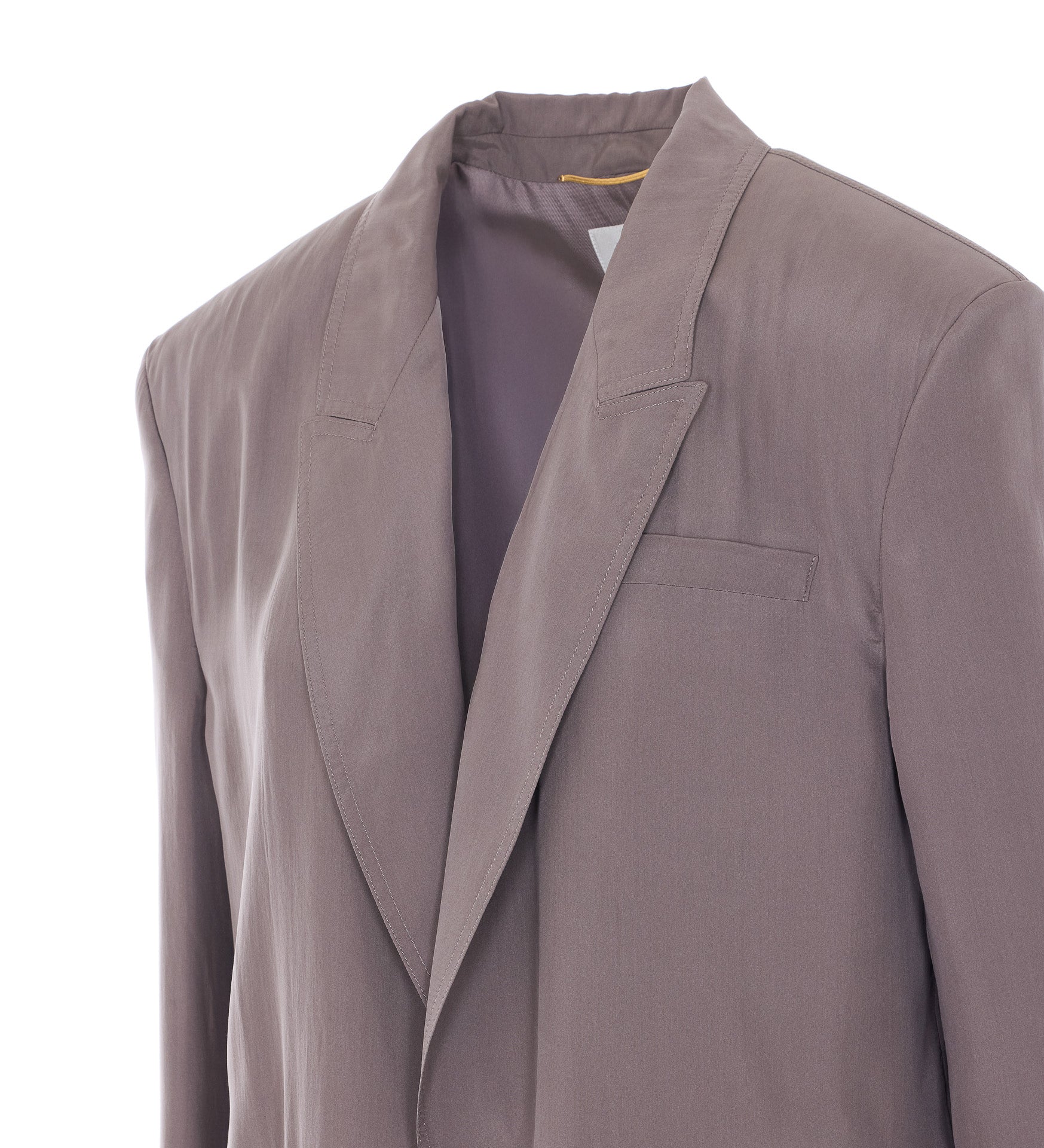 Saint Laurent Jackets Grey Silk
