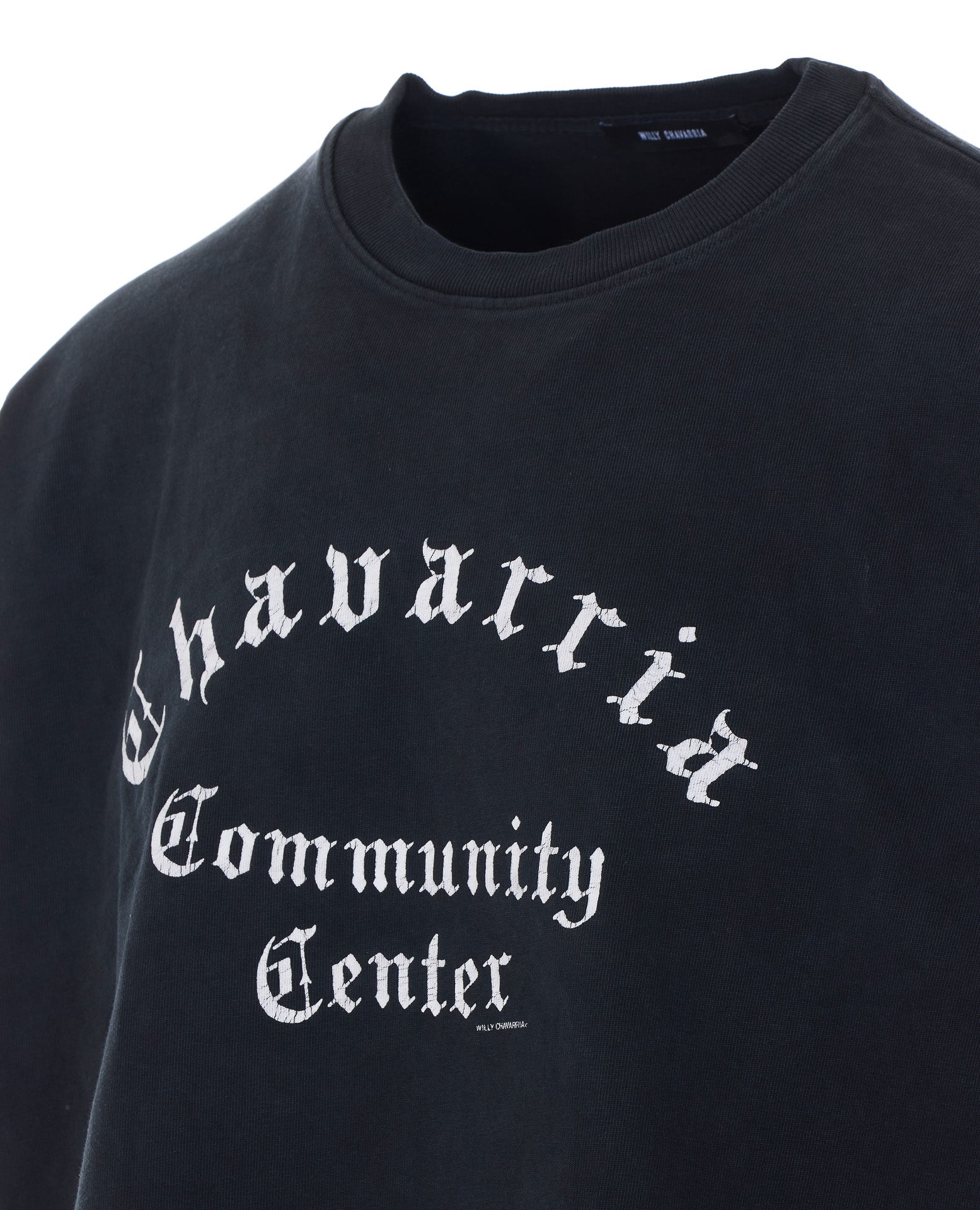 Willy Chavarria T-Shirts And Polos Black Cotton