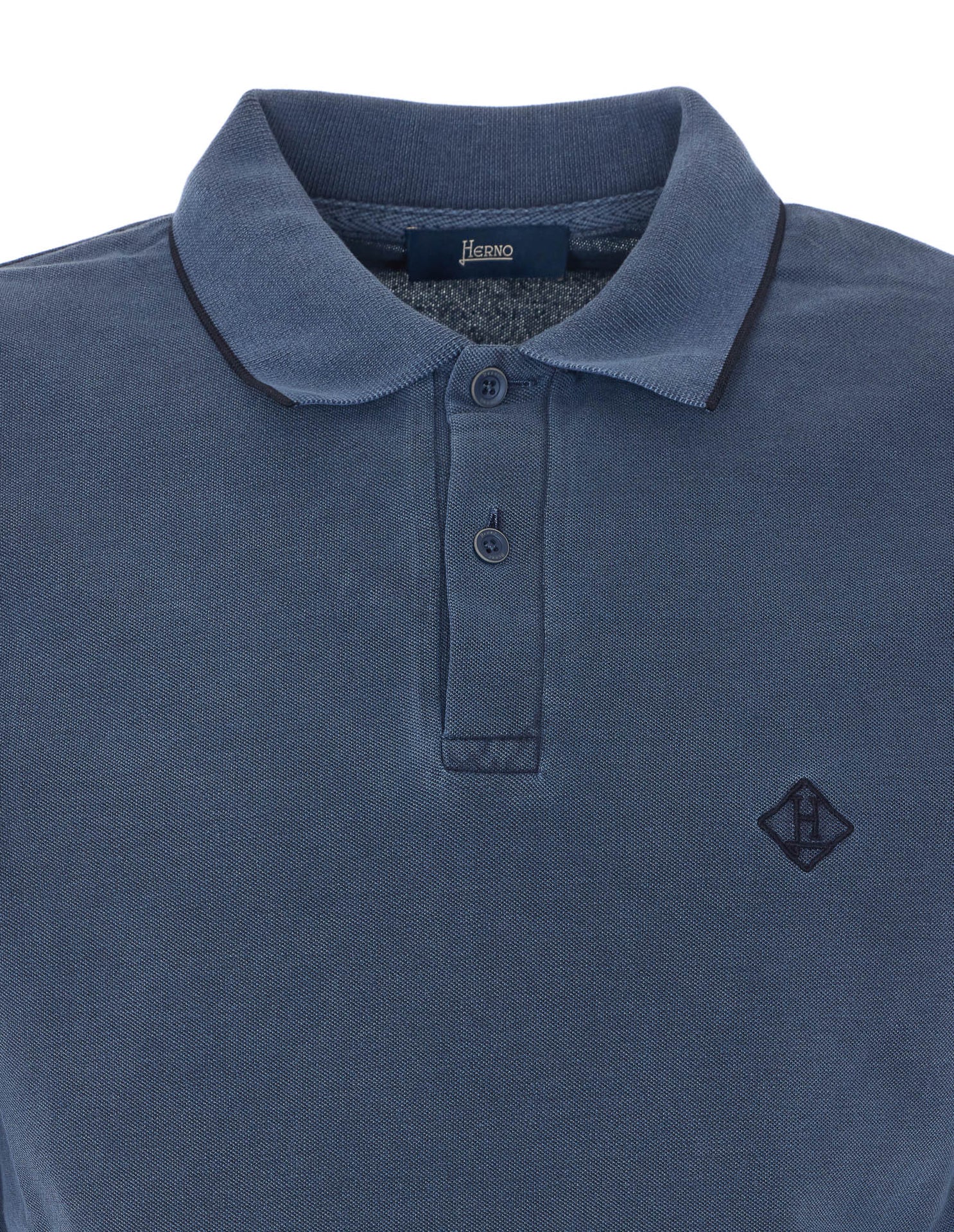 Herno T-Shirts And Polos Blue Cotton