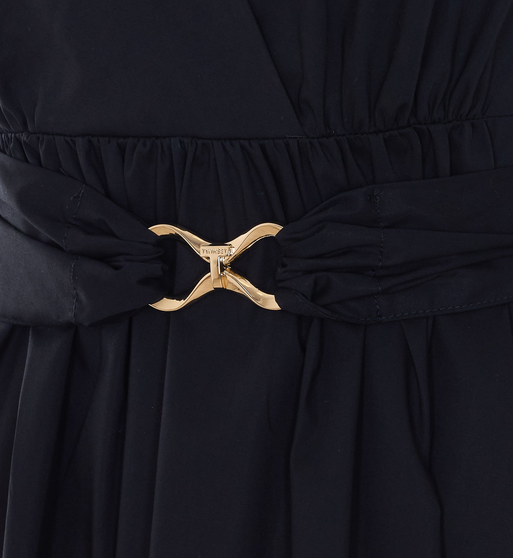 Twin-Set Dresses Black Cotton