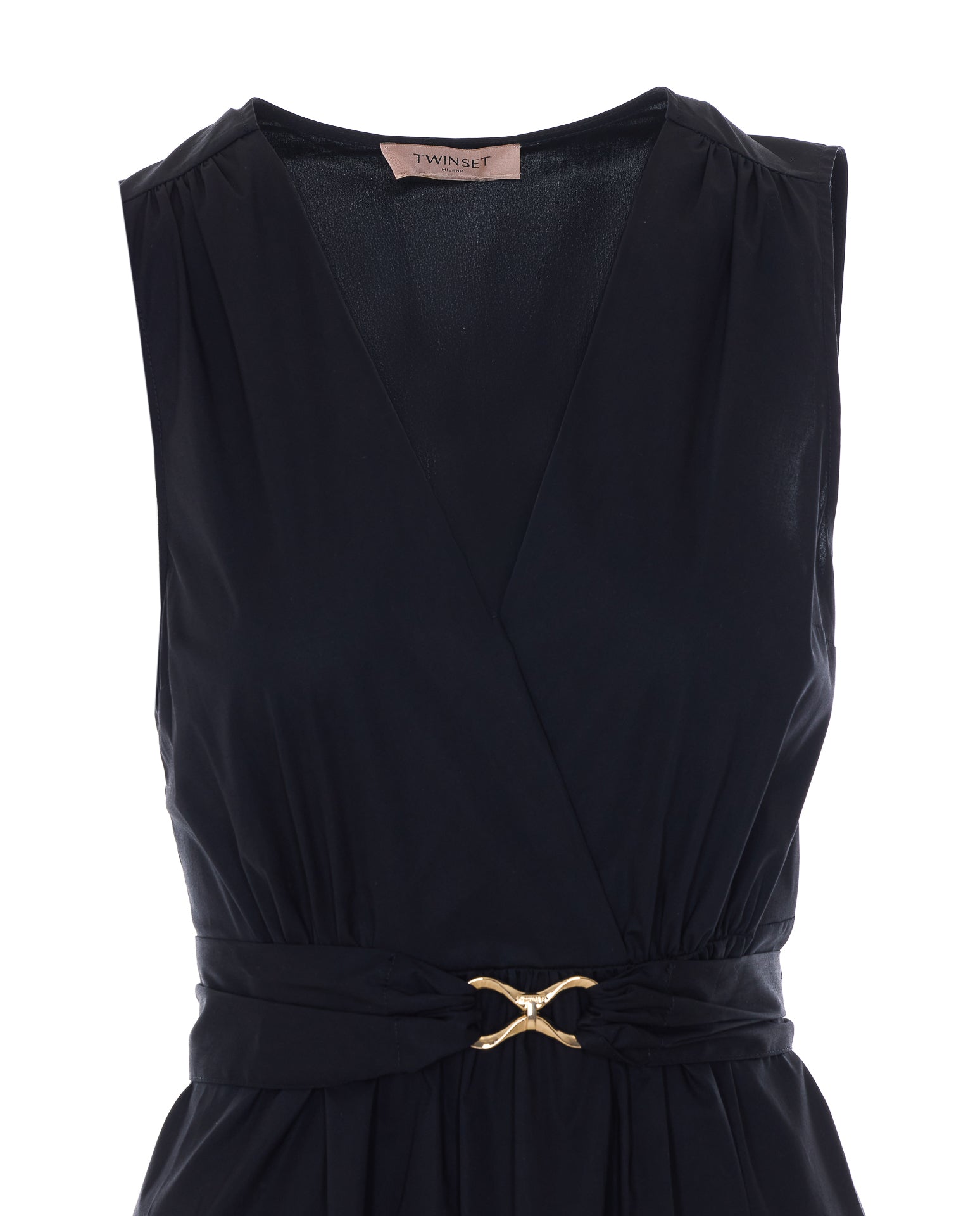 Twin-Set Dresses Black Cotton
