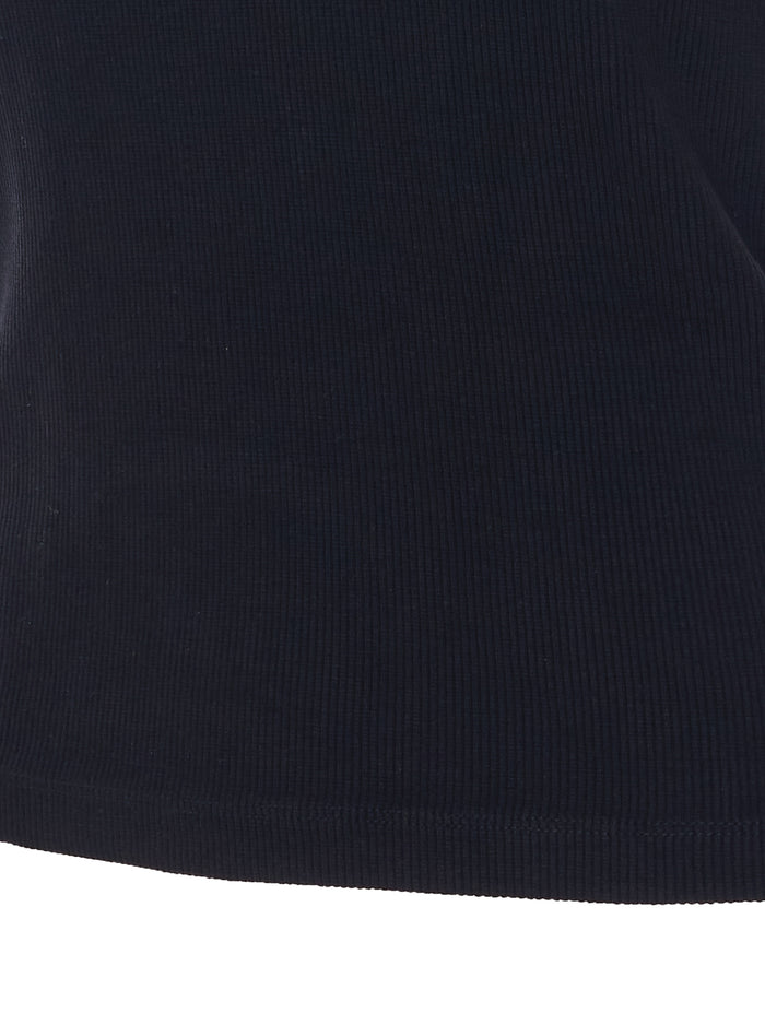 Anine Bing T-Shirts And Polos Black Viscose
