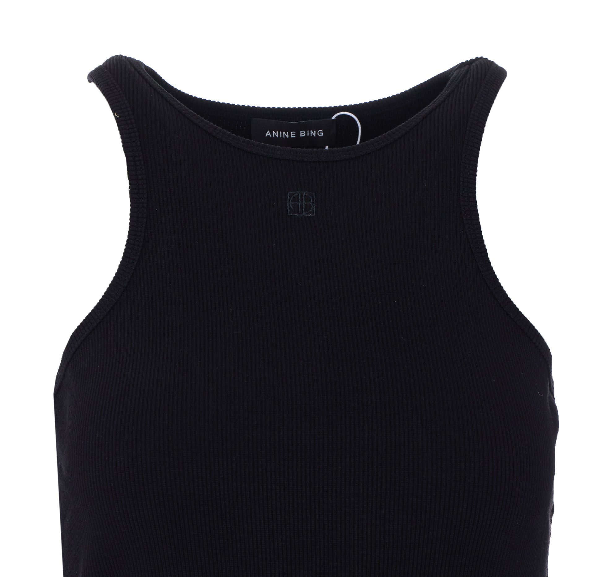 Anine Bing T-Shirts And Polos Black Viscose