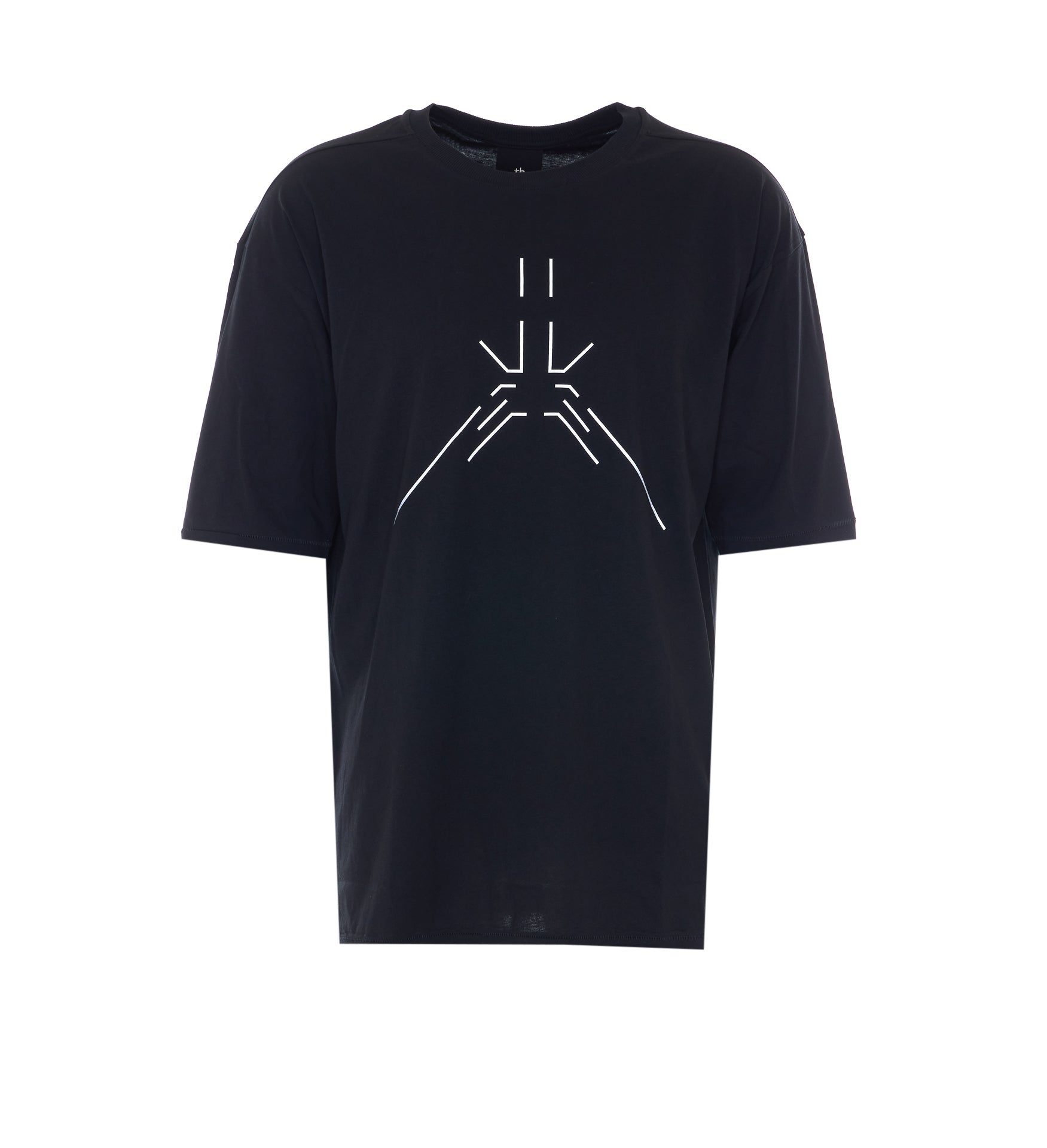 Thom Krom T-Shirts And Polos Black Cotton