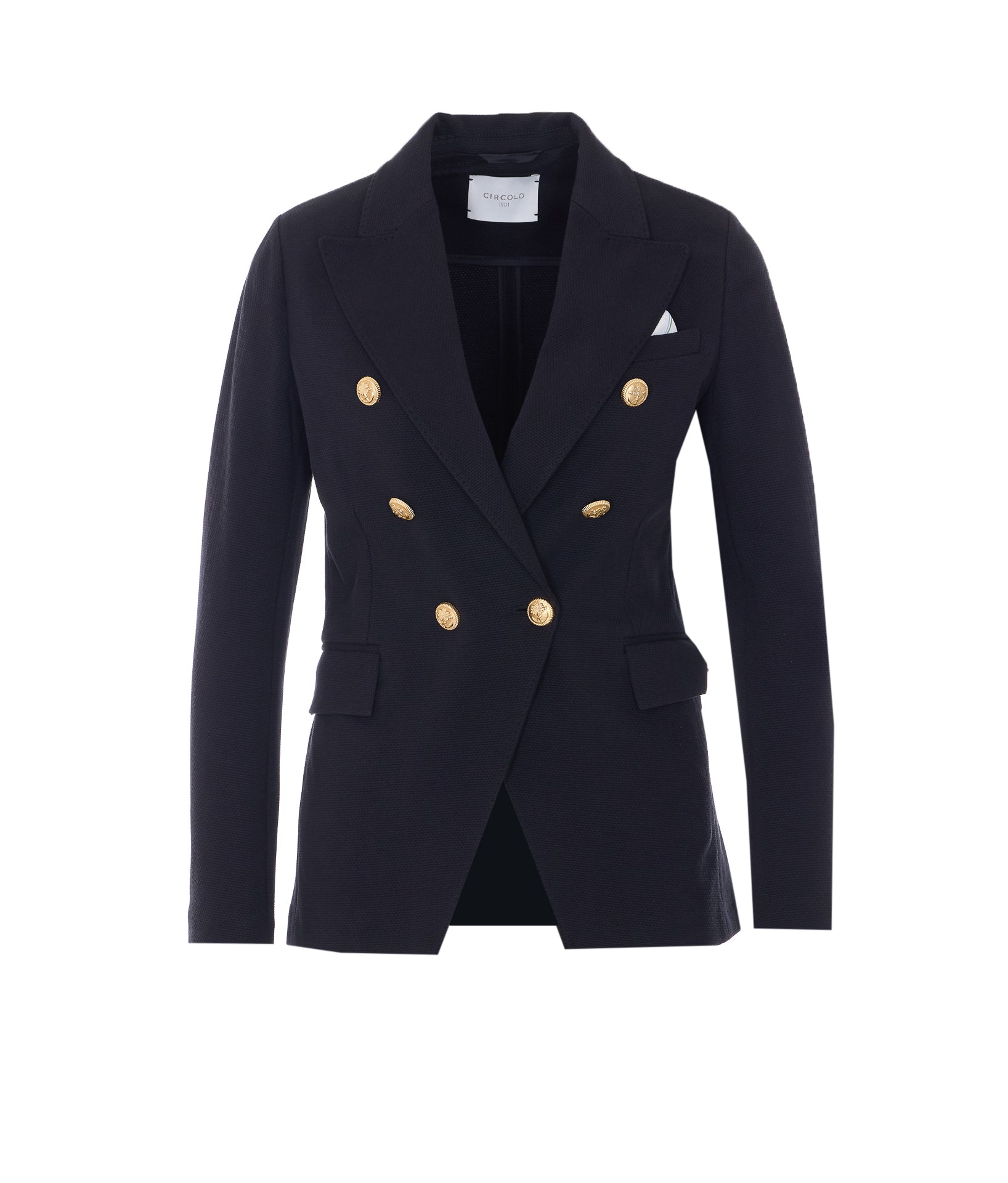 Circolo 1901 Jackets Black Cotton