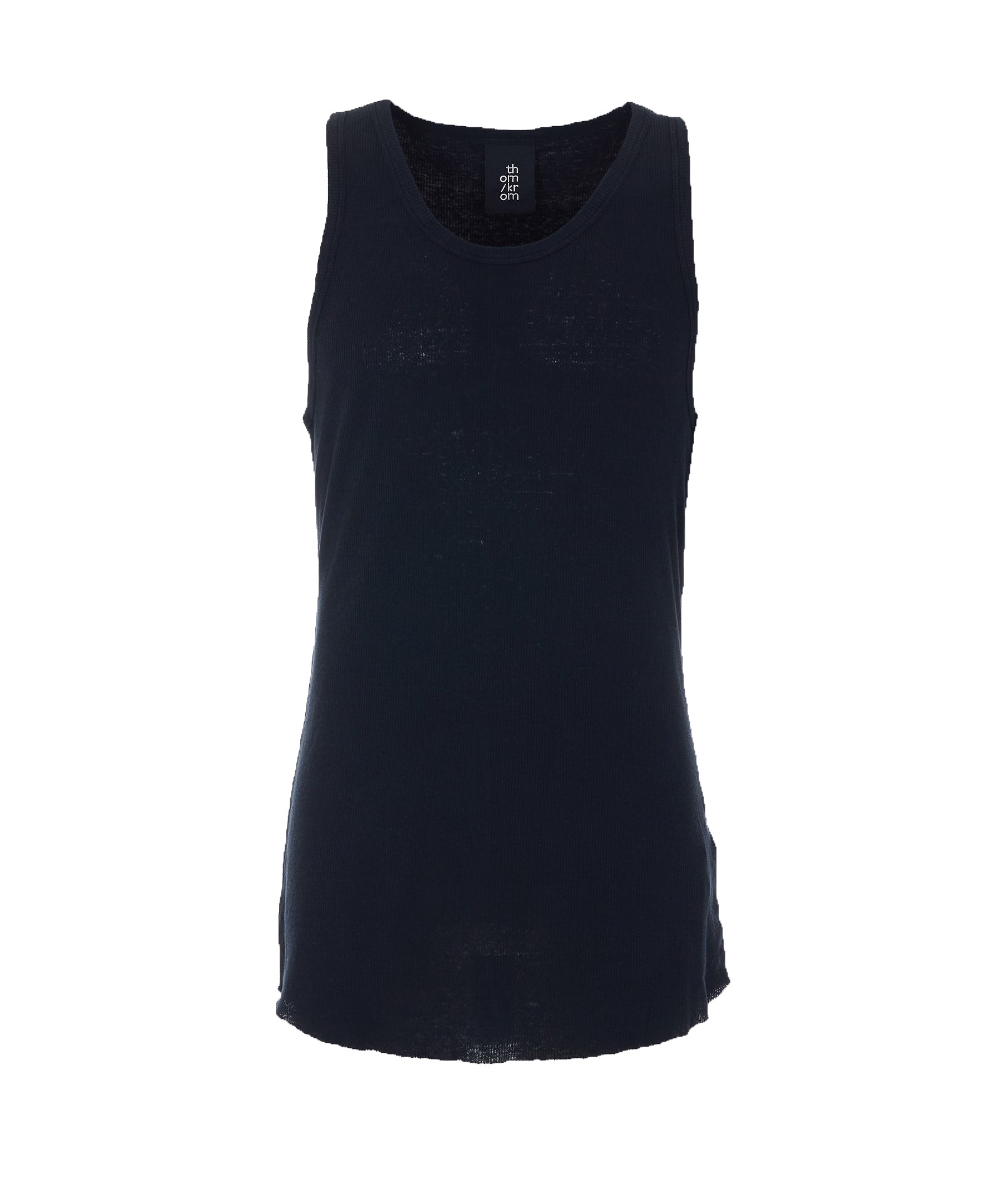 Thom Krom T-Shirts And Polos Black Cotton