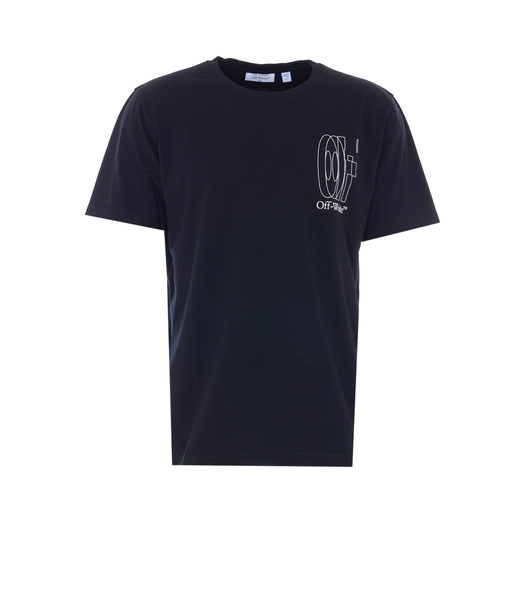 Off White T-Shirts And Polos Black Cotton