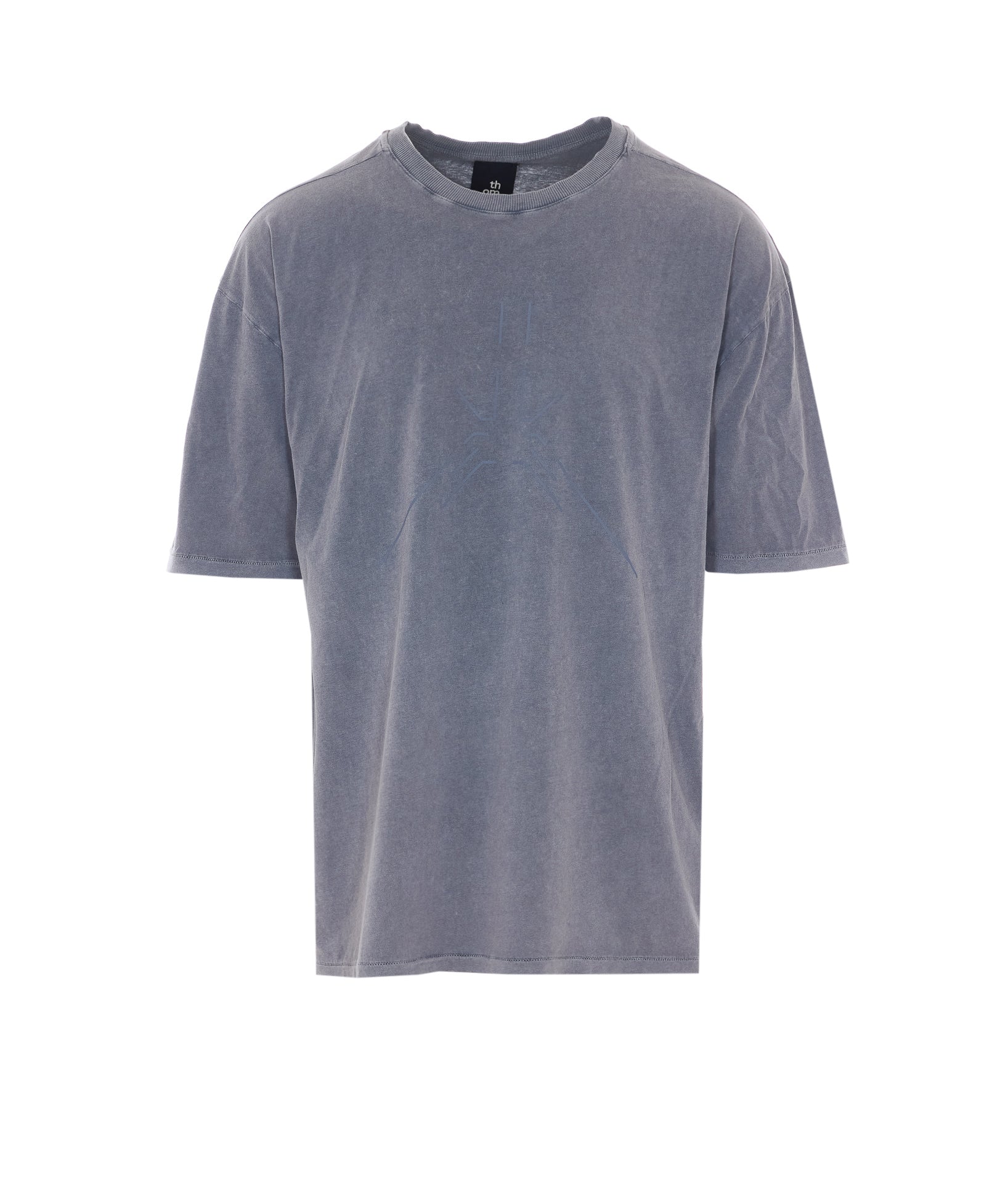 Thom Krom T-Shirts And Polos Dark Used Grey Cotton
