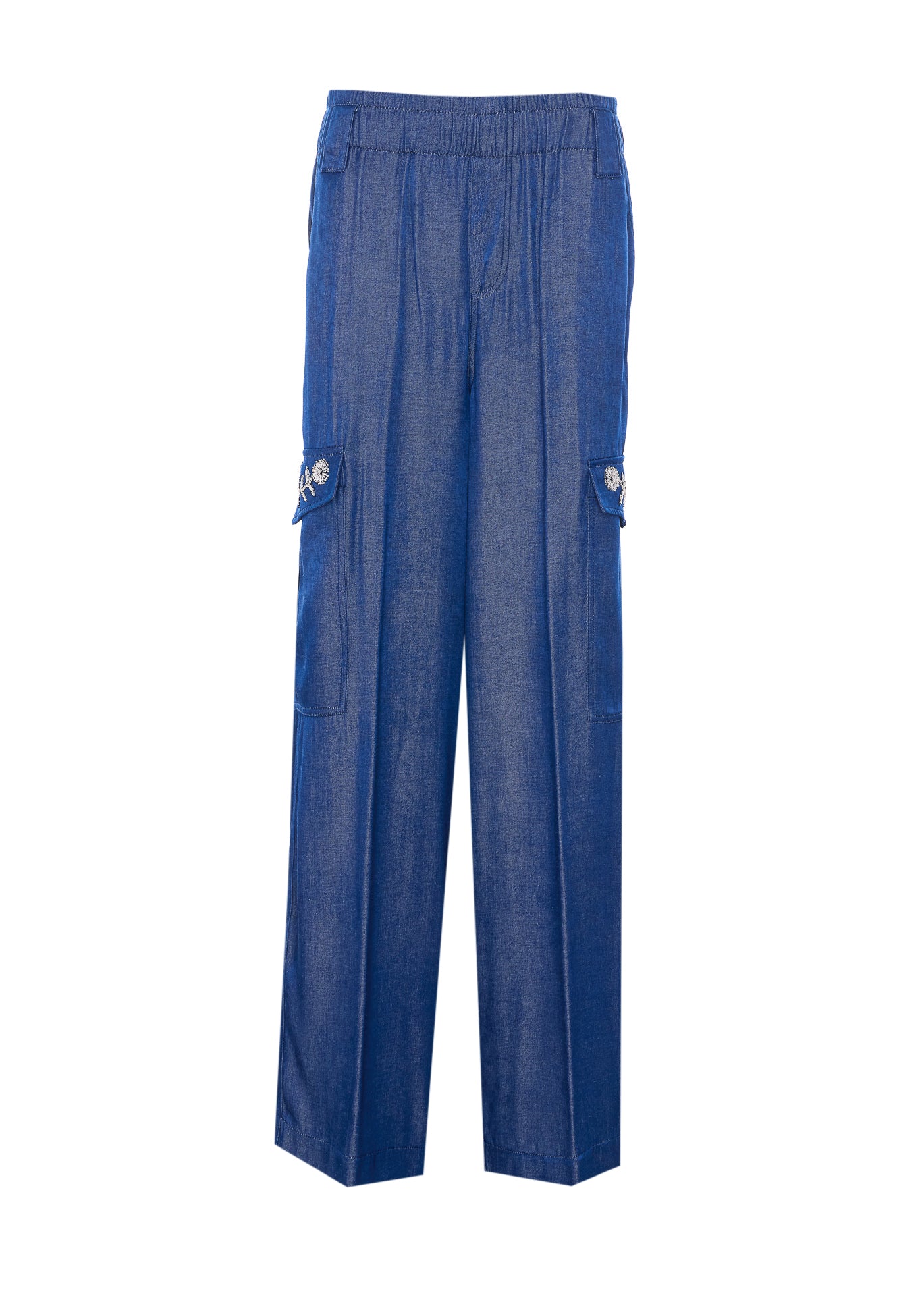 Liu Jo Trousers Blue Polyester