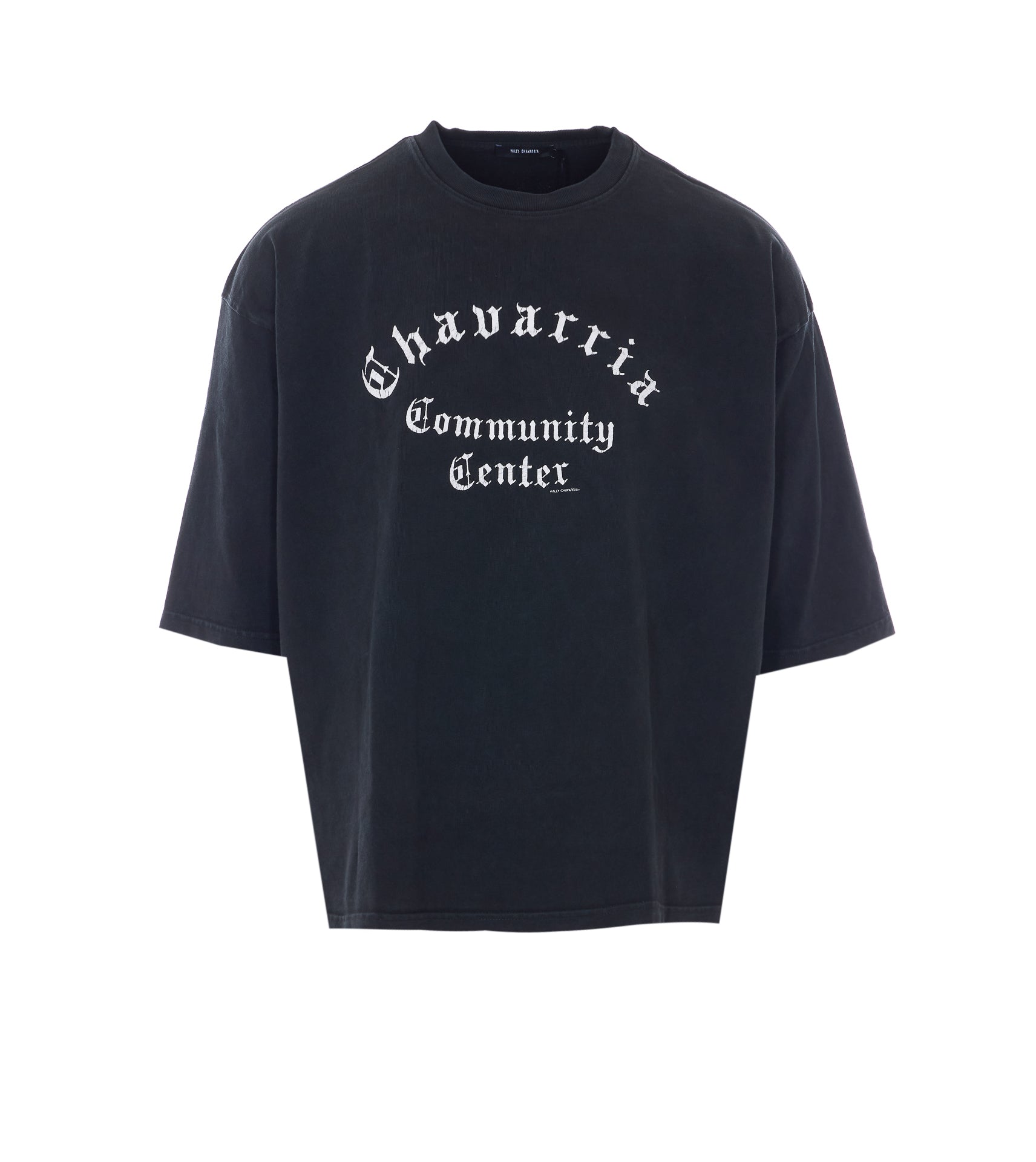 Willy Chavarria T-Shirts And Polos Black Cotton