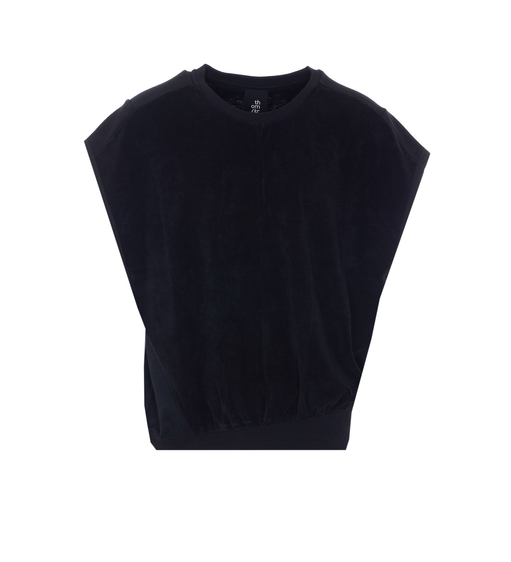 Thom Krom T-Shirts And Polos Black Cotton