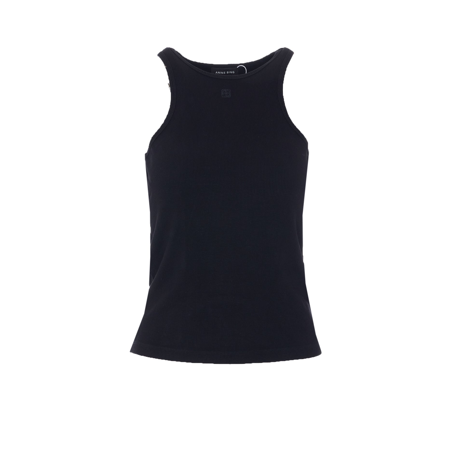 Anine Bing T-Shirts And Polos Black Viscose