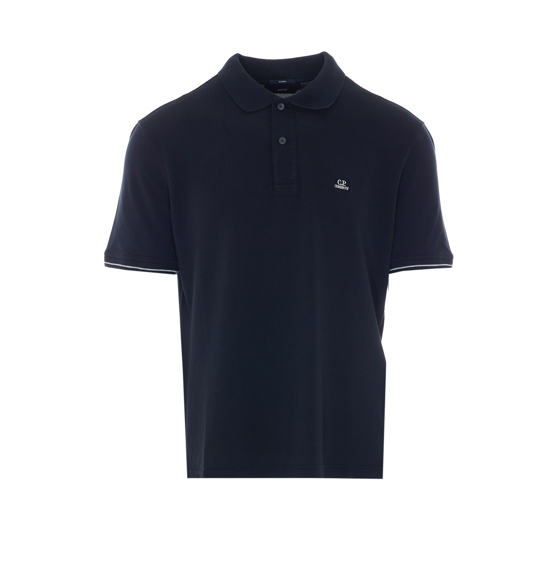 C.p. Company T-Shirts And Polos Black Cotton