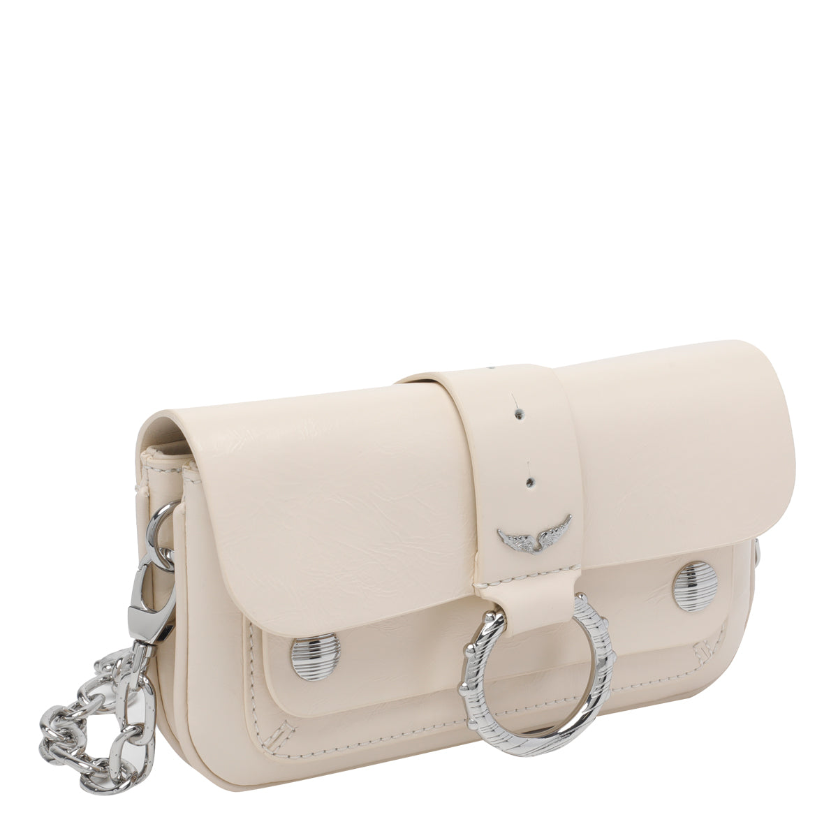 Zadig & Voltaire Bags White Calf Leather