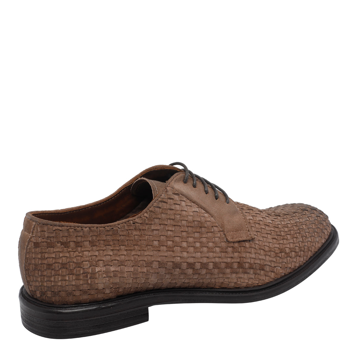 Pawelks Flat Shoes Brown Suede Leather/leather Sole
