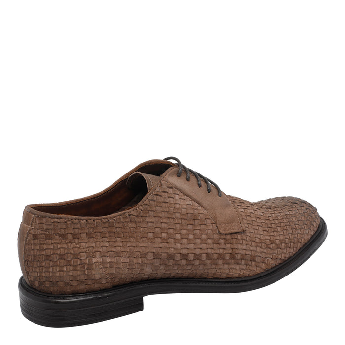Pawelks Flat Shoes Brown Suede Leather/leather Sole