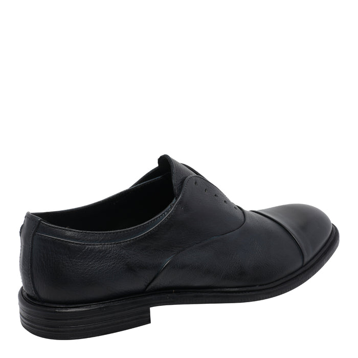 Pawelks Flat Shoes Blue Calf Leather/leather Sole