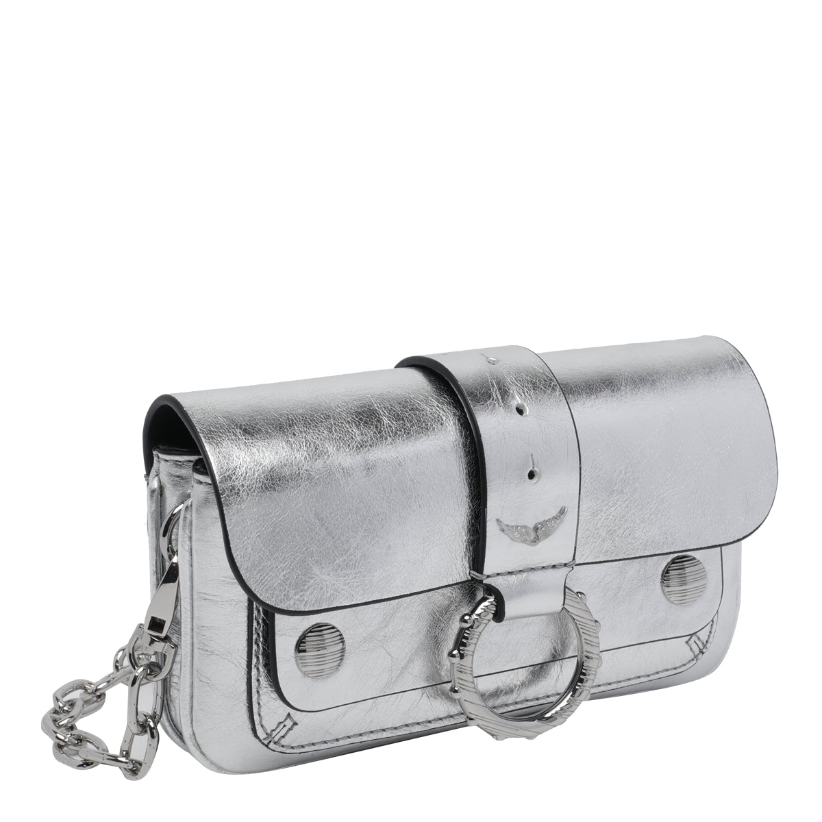 Zadig & Voltaire Bags Silver Calf Leather