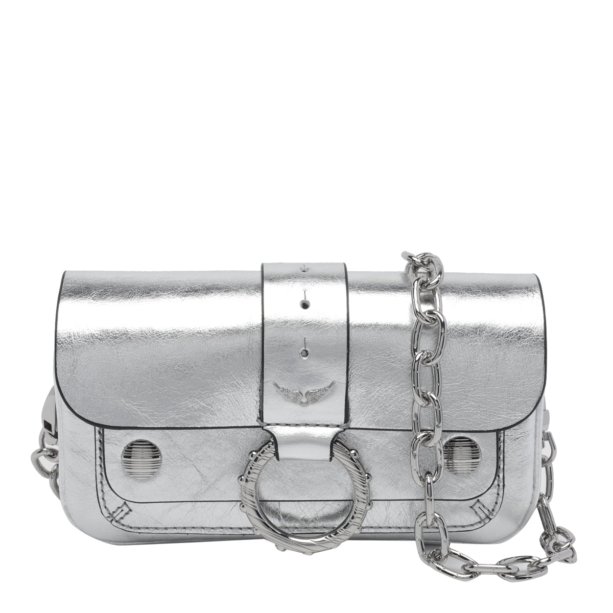 Zadig & Voltaire Bags Silver Calf Leather