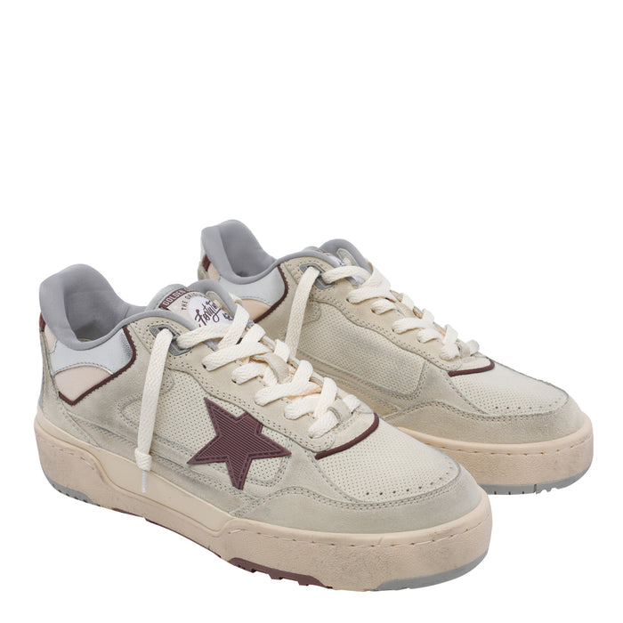 Golden Goose Sneakers Beige Calf Leather/rubber Sole