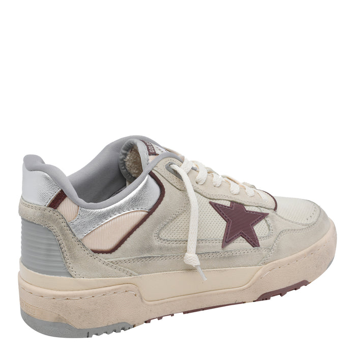 Golden Goose Sneakers Beige Calf Leather/rubber Sole