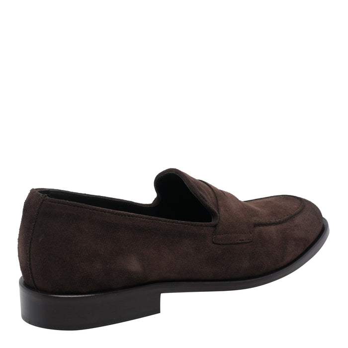 Pawelks Flat Shoes Brown Suede Leather/leather Sole