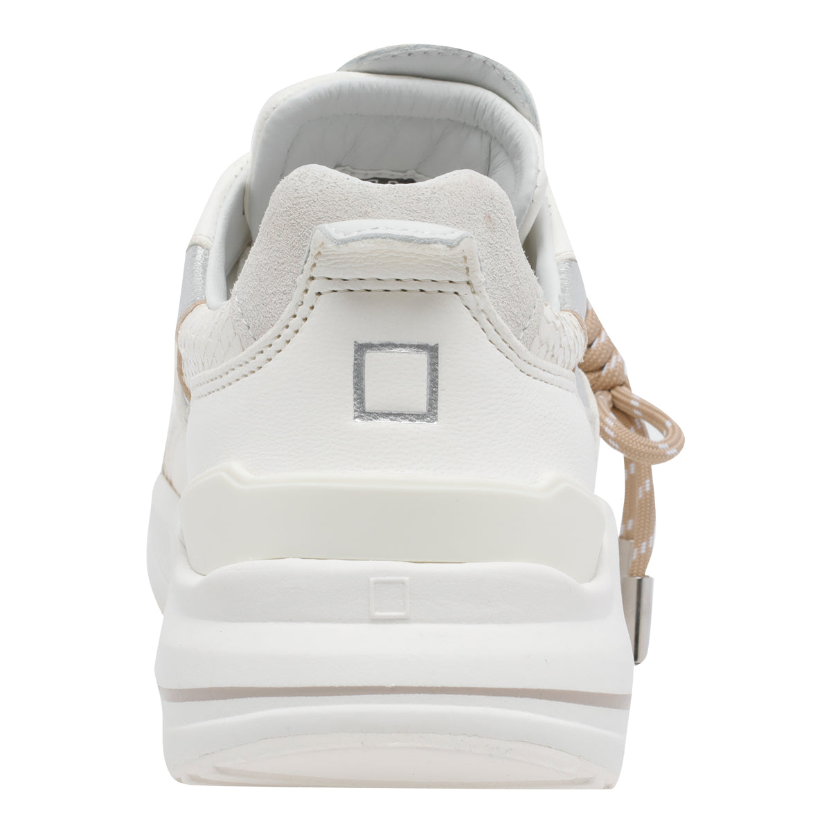D.a.t.e. Sneakers White Calf Leather/rubber Sole