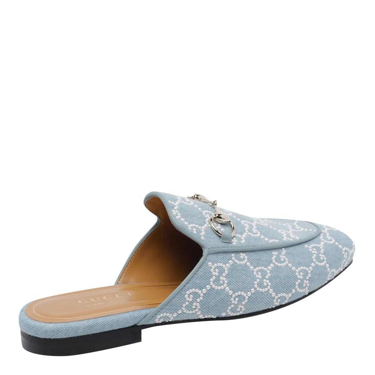 Gucci Sandals Blue Fabric/leather Sole