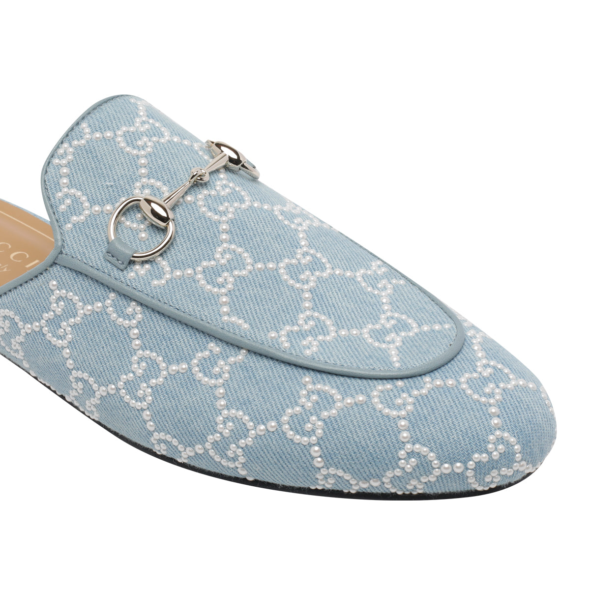 Gucci Sandals Blue Fabric/leather Sole