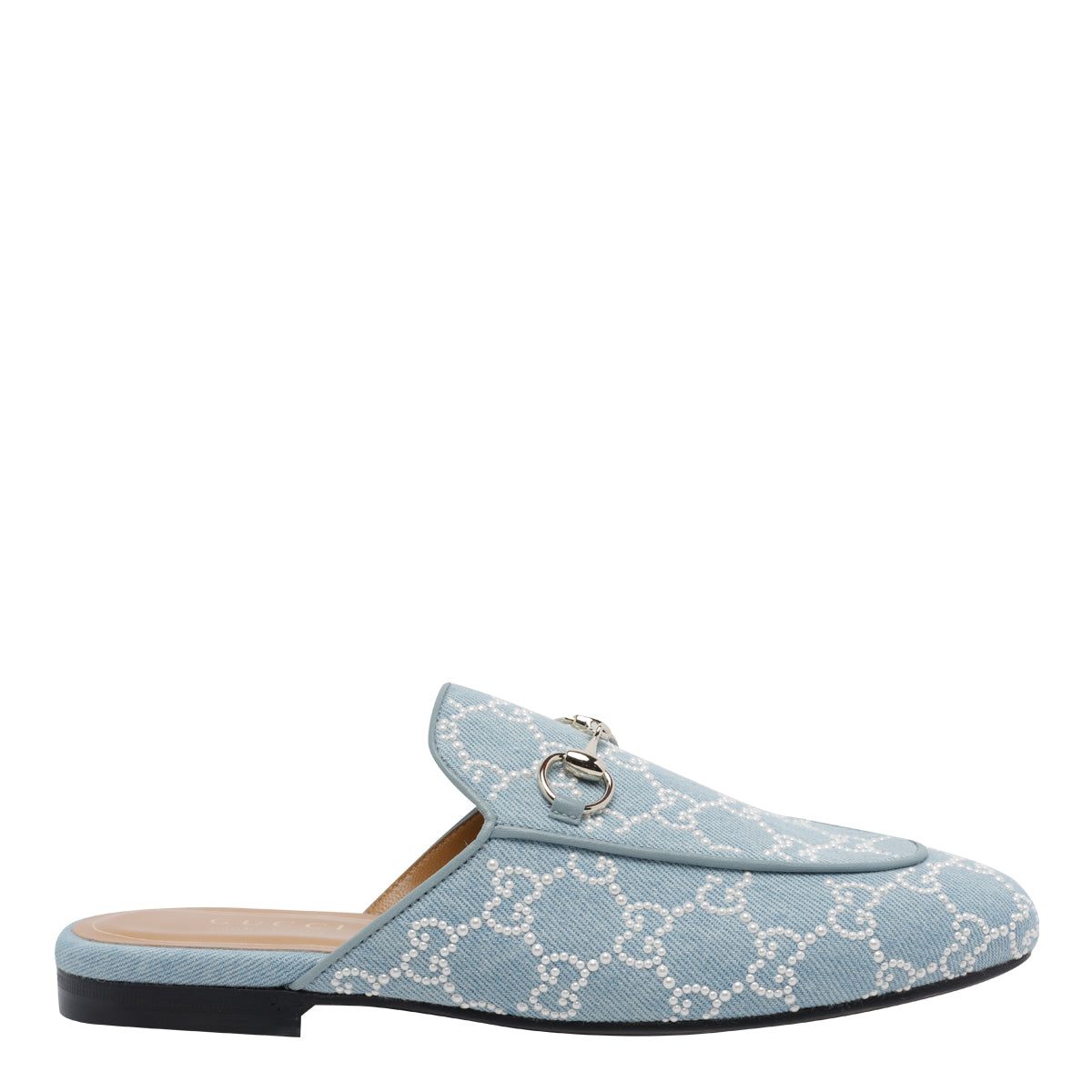 Gucci Sandals Blue Fabric/leather Sole