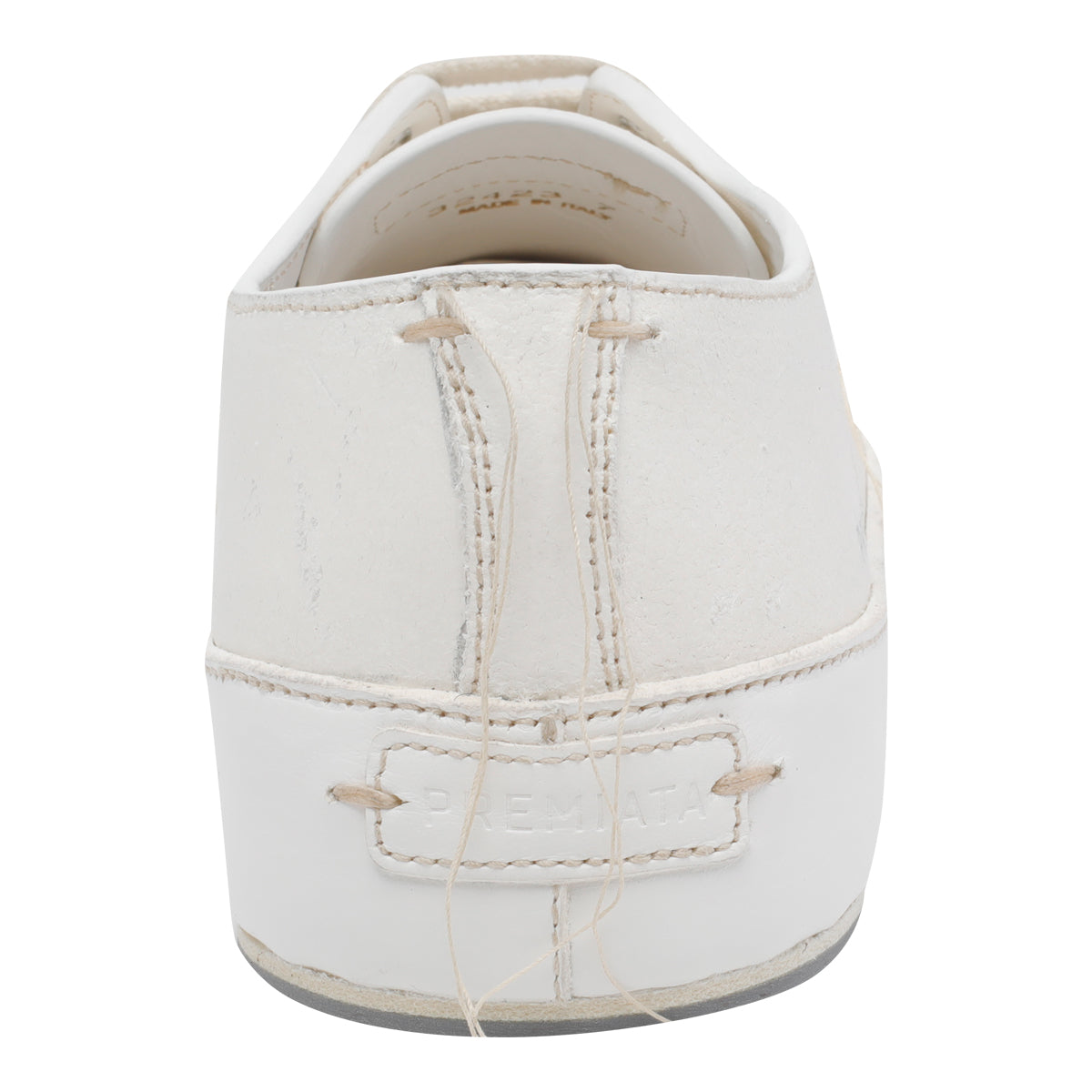 Premiata Sneakers White Calf Leather/rubber Sole