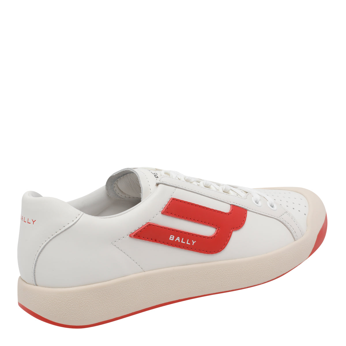 Bally Sneakers White Calf Leather/rubber Sole