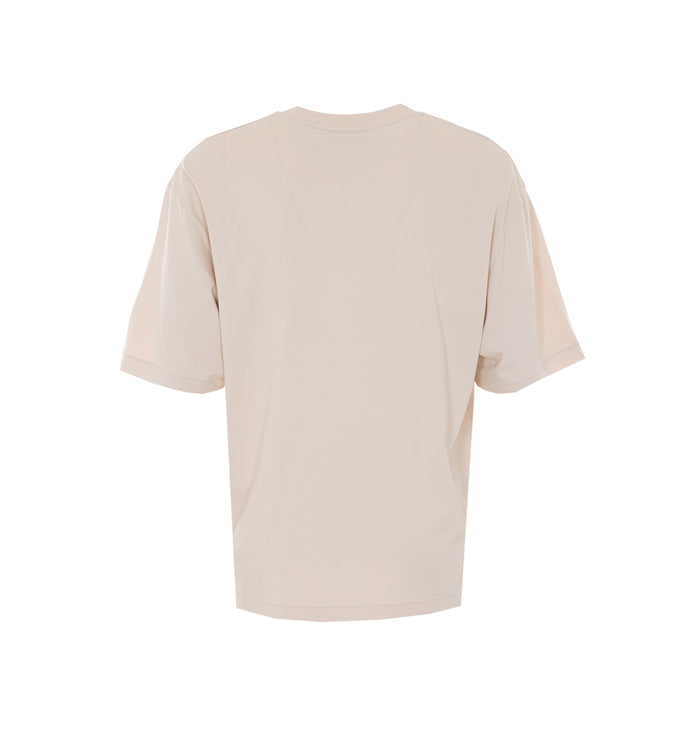 Off White T-Shirts And Polos Beige Cotton