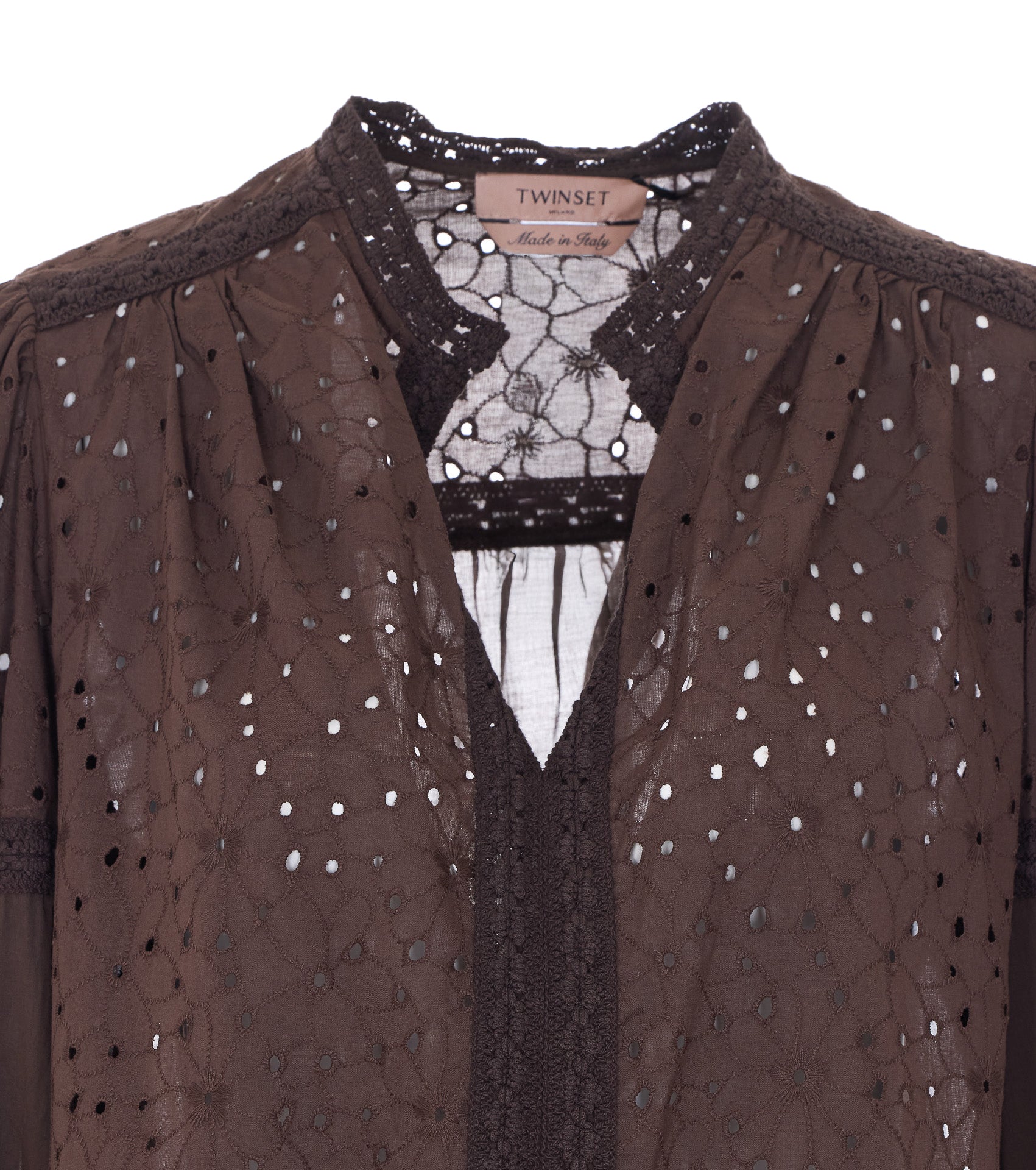 Twin-Set Shirts Brown Cotton