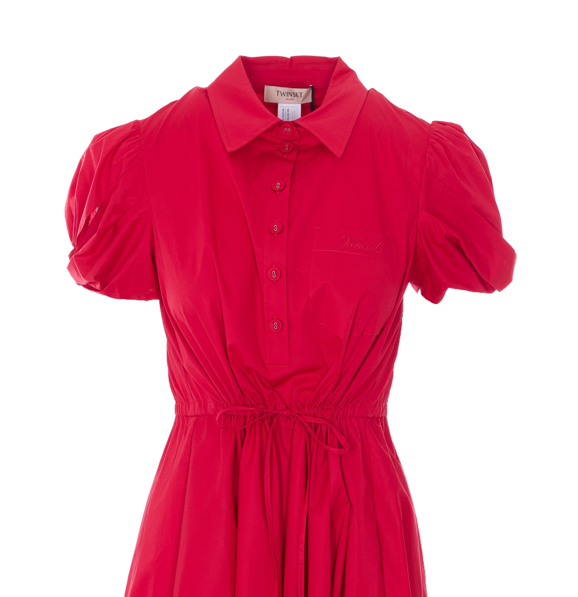 Twin-Set Dresses Red Cotton