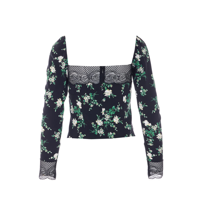 Dolce & Gabbana Top Black Silk