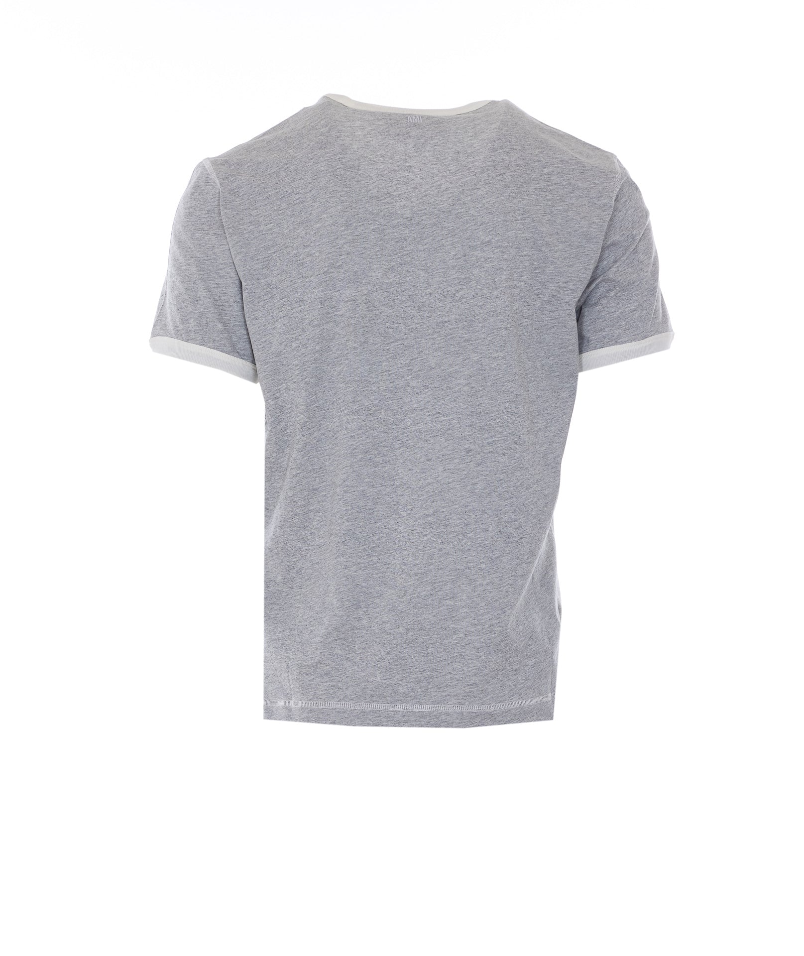 Ami Alexandre Matiussi T-Shirts And Polos Grey Cotton