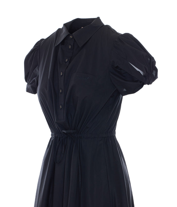 Twin-Set Dresses Black Cotton