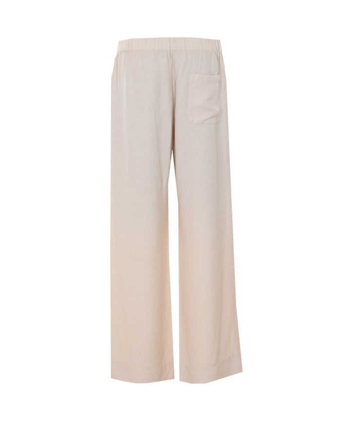 True Avenue Trousers Beige Viscose