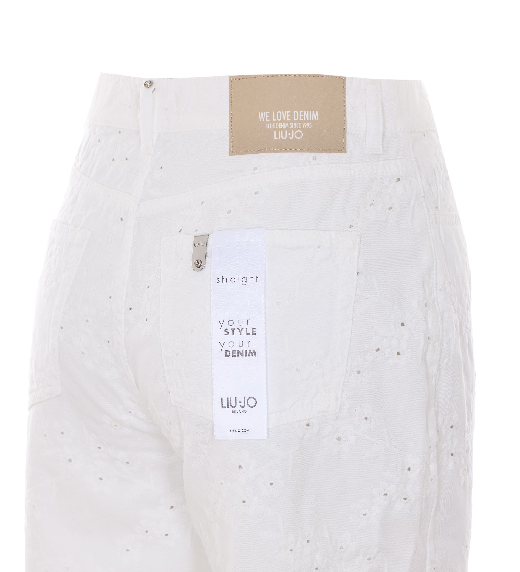 Liu Jo Trousers White Cotton