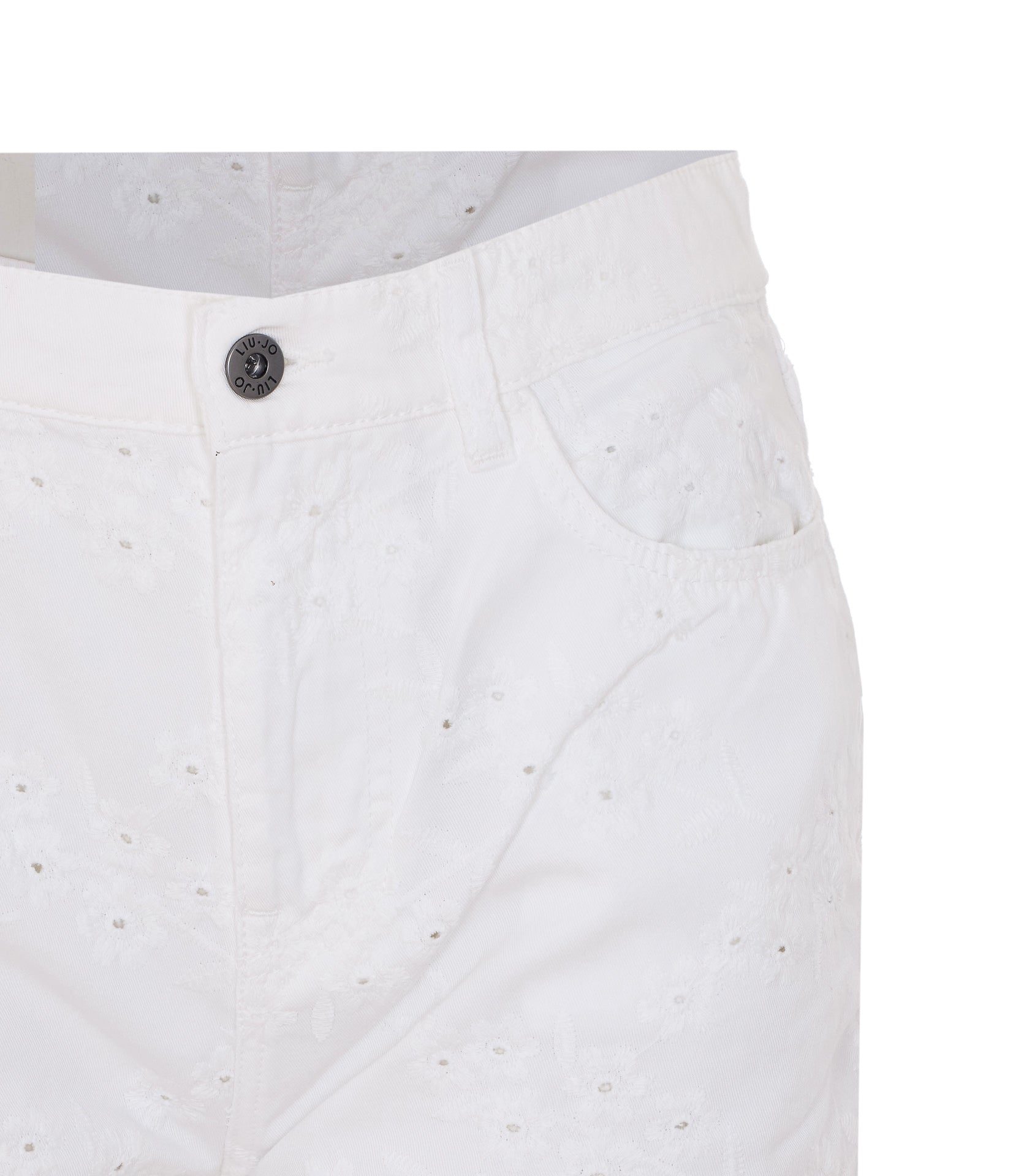 Liu Jo Trousers White Cotton