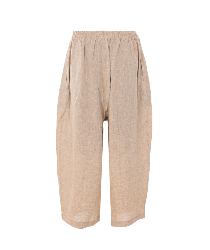 Maurizio Trousers Beige Linen