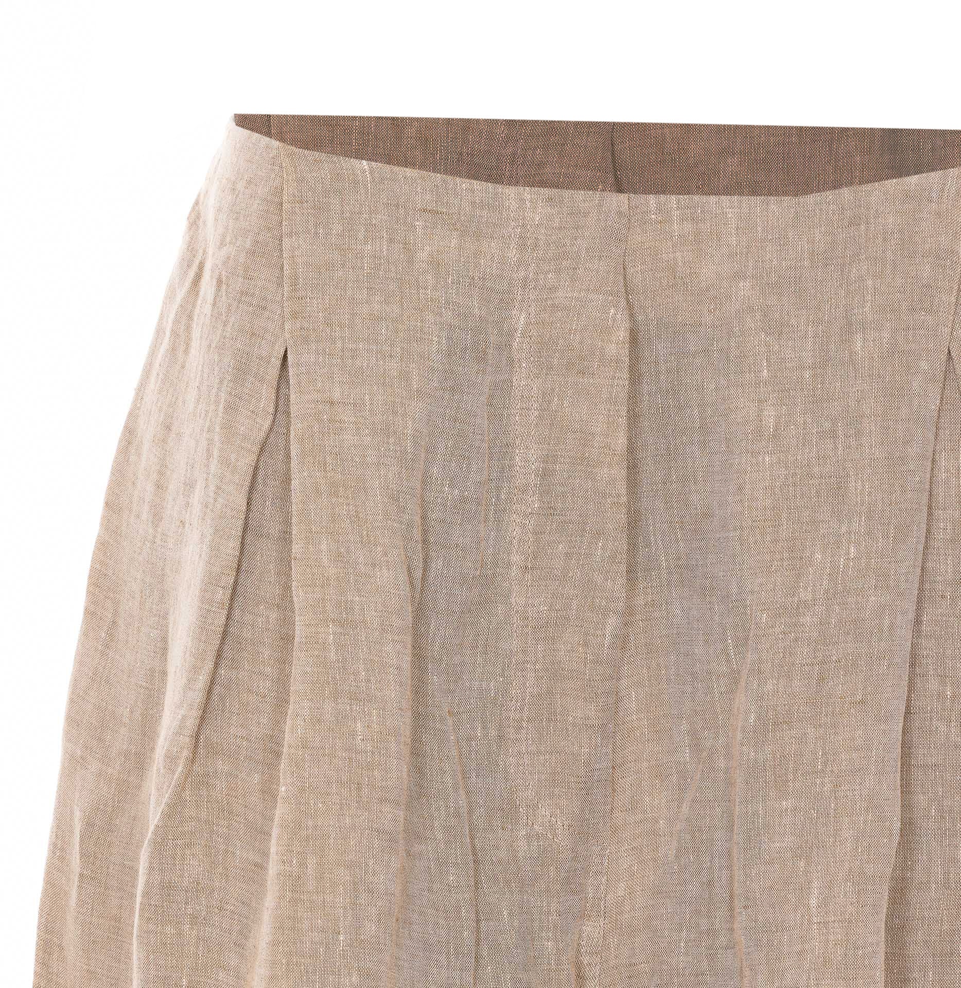 Maurizio Trousers Beige Linen