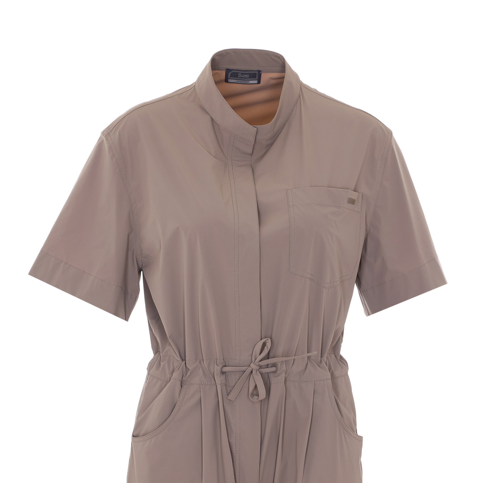Herno Trousers Beige Polyamide