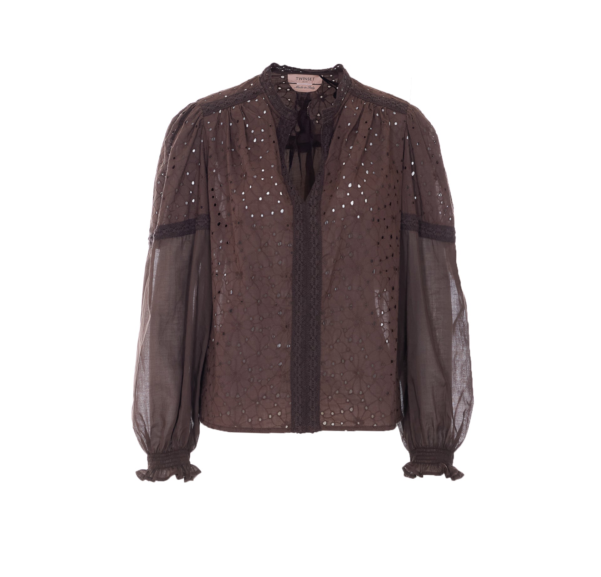 Twin-Set Shirts Brown Cotton