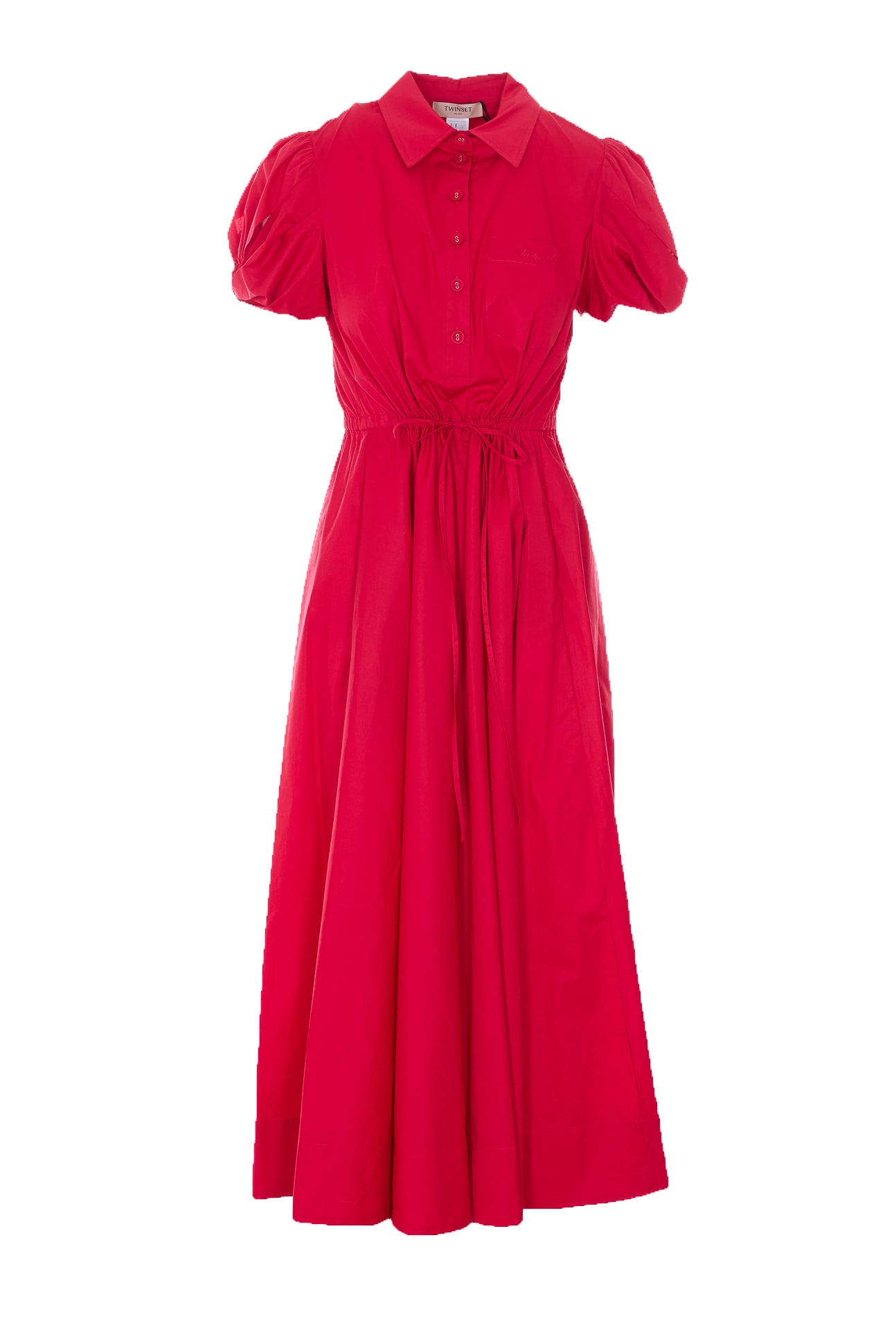 Twin-Set Dresses Red Cotton