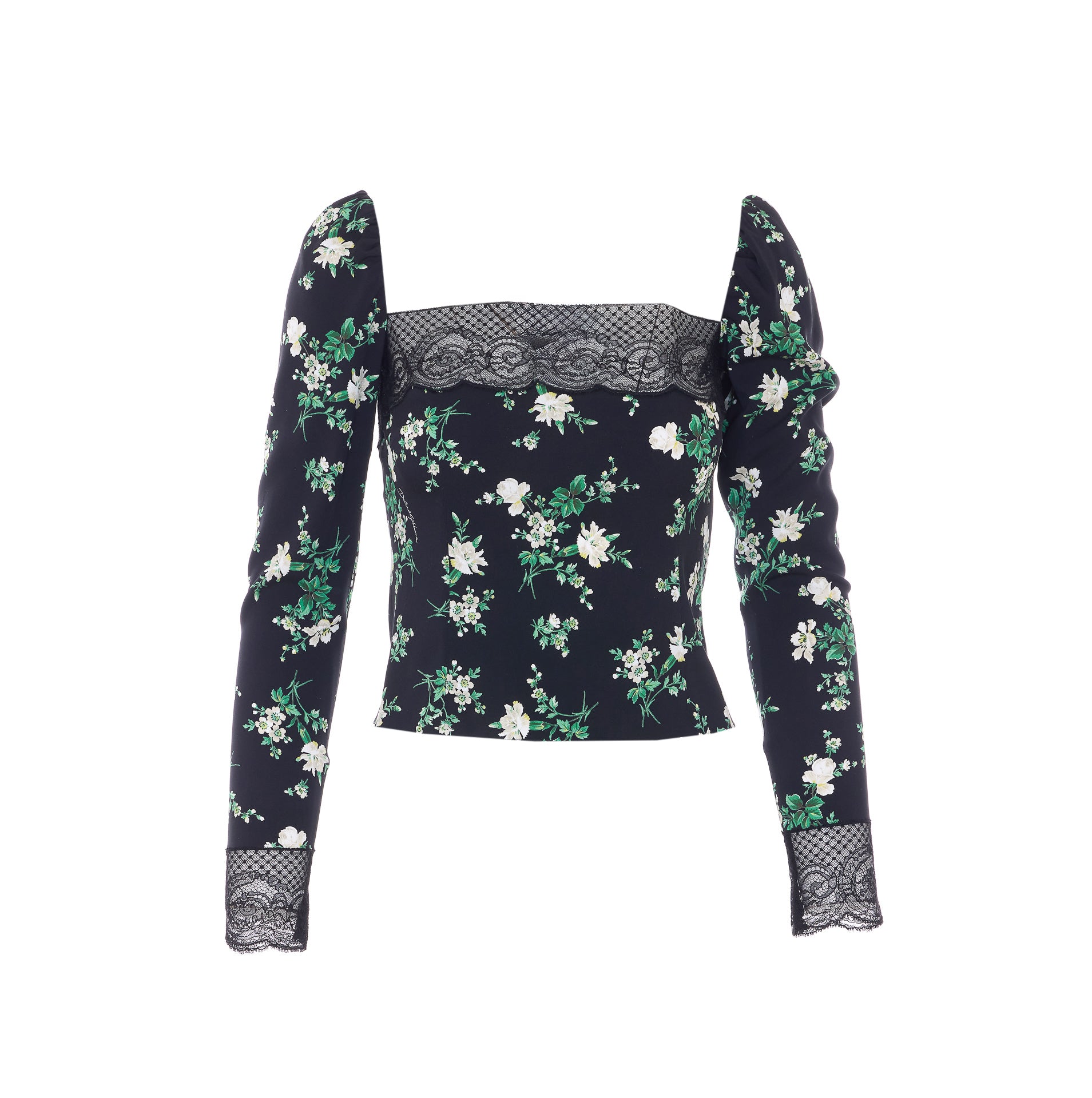 Dolce & Gabbana Top Black Silk