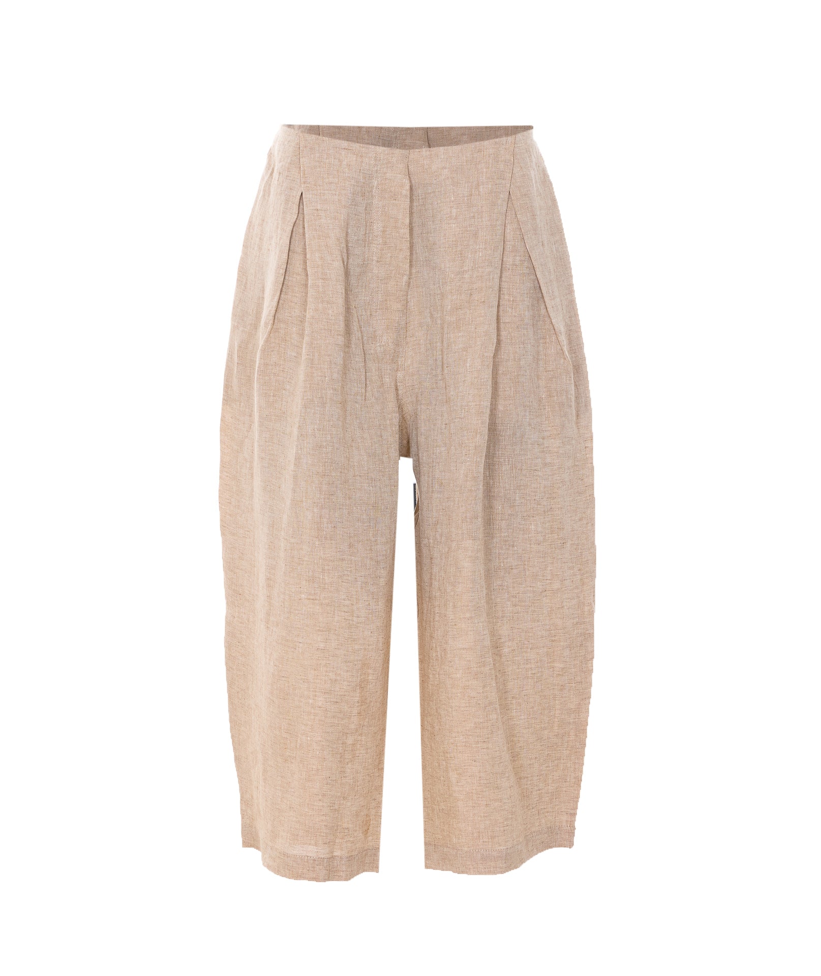 Maurizio Trousers Beige Linen