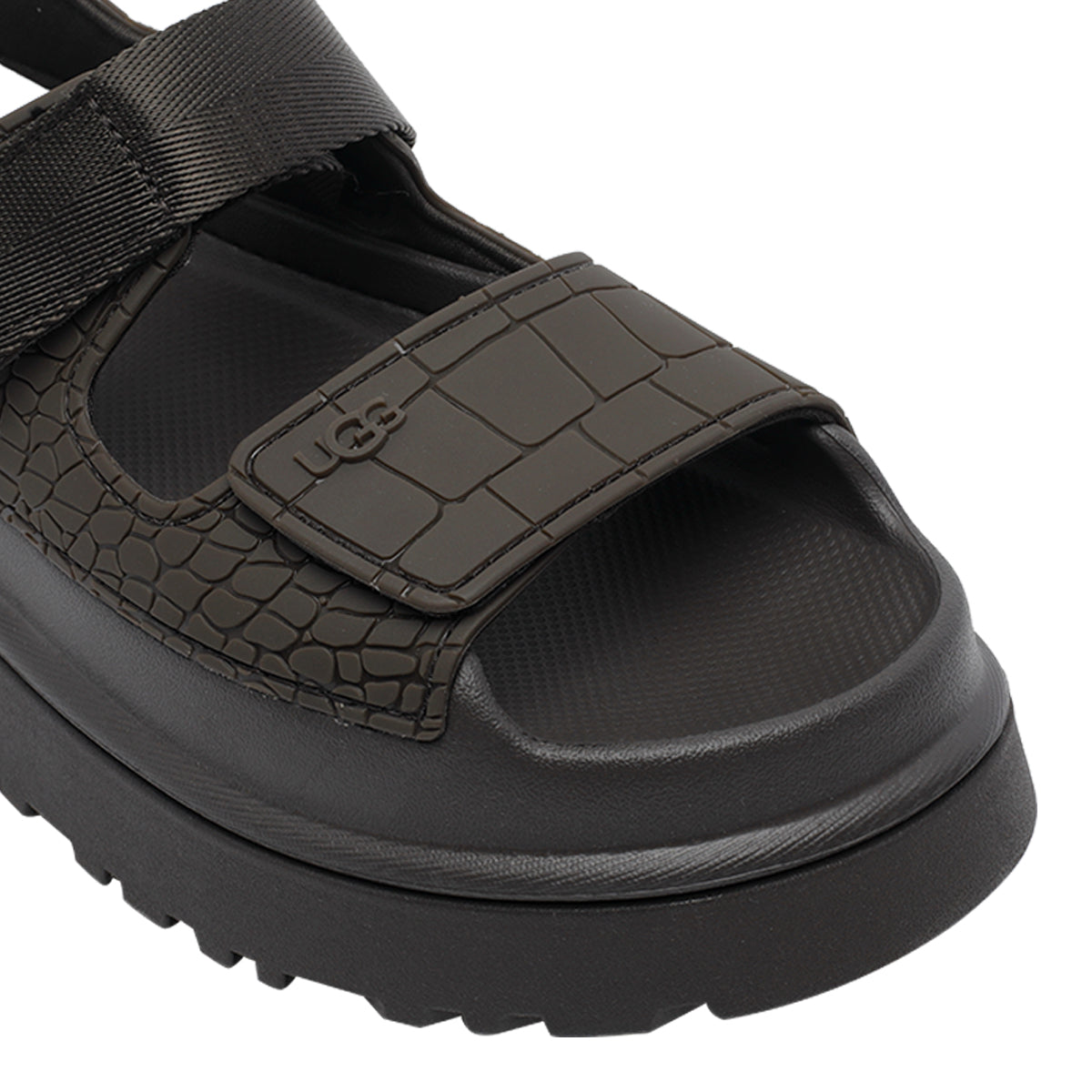 Ugg Sandals Grey Rubber/rubber Sole